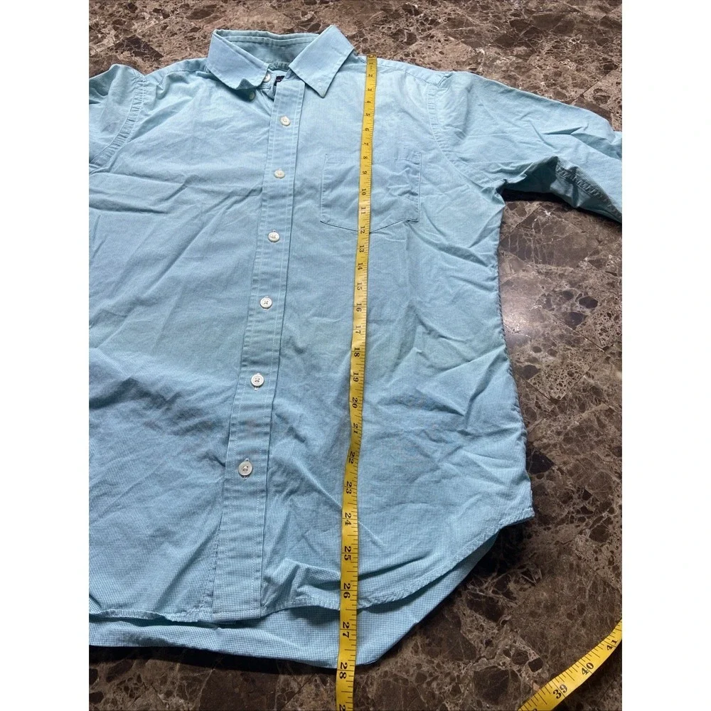 Banana Republic Mens Button Down Shirt Small Light Blue Long Sleeve